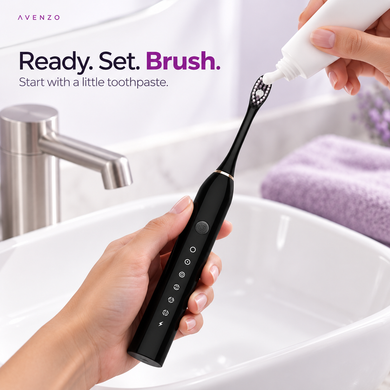 HU Smart Rechargeable Electric Toothbrush HSM-1044 | Multiple Brushing Modes