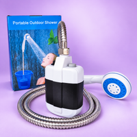 Rechargeable Portable Camping Shower with Pump
