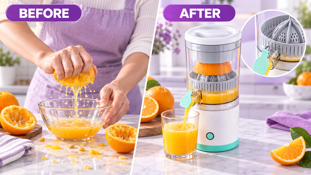 EasyGlide appliance rollers before and after comparison