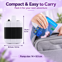 Rechargeable Portable Camping Shower with Pump