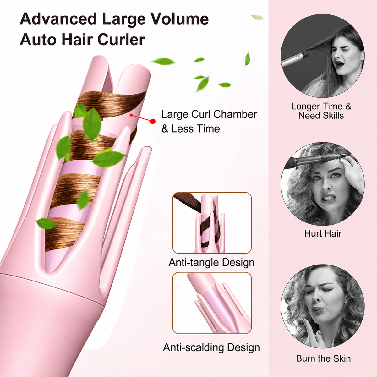 Automatic Hair Curler Stick
