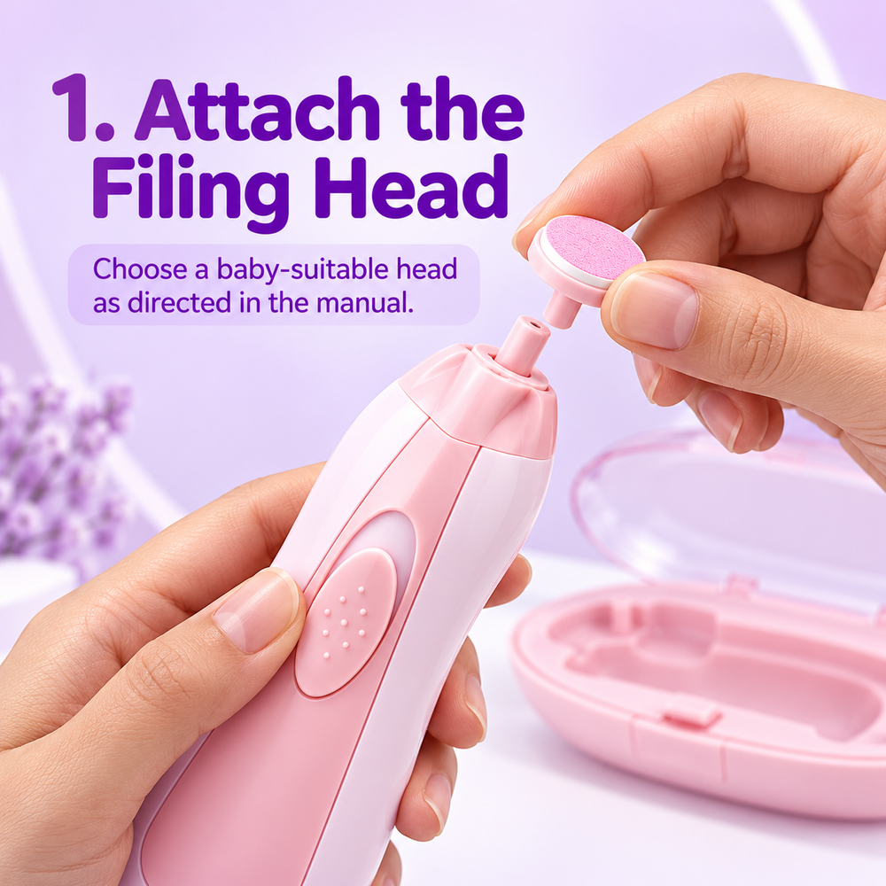Attach the Filing Head