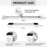 EasyGlide Adjustable Furniture & Appliance Rollers