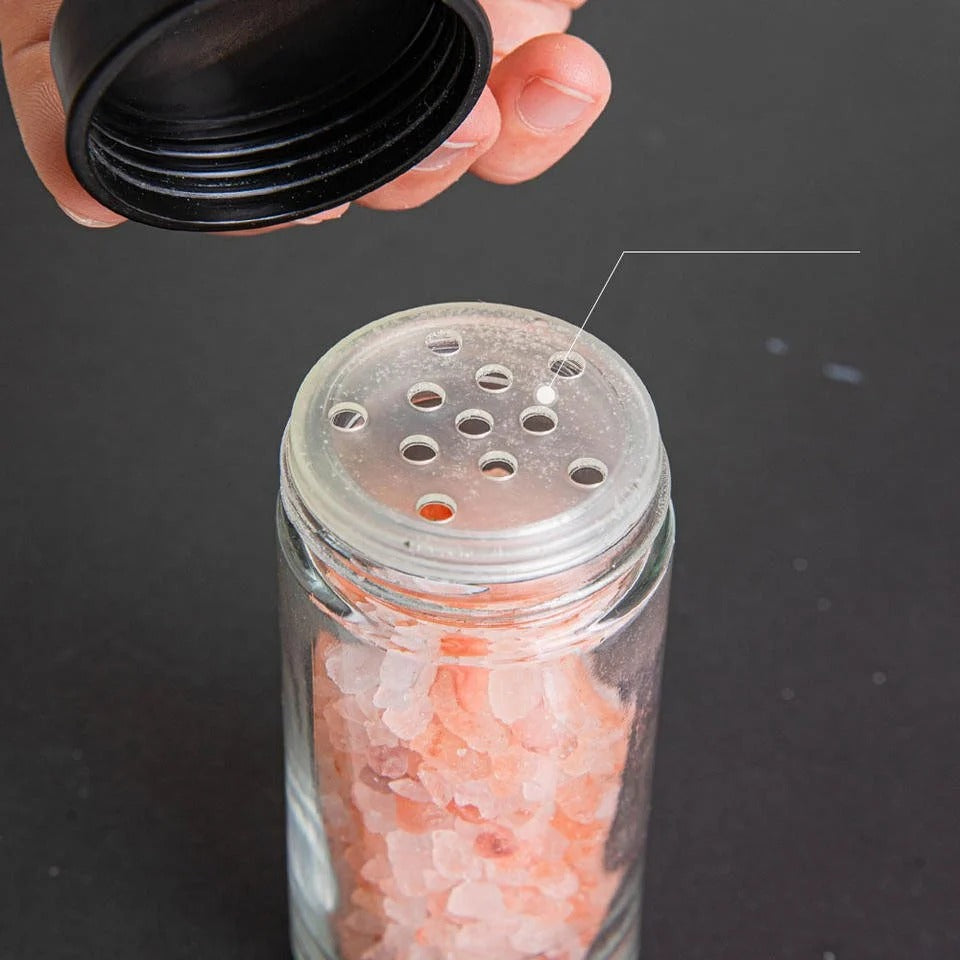 18 Jar Rotating Spice Rack 360° Kitchen Spice Organizer with Transparent Containers Space Saving Seasoning Holder