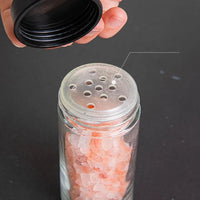 18 Jar Rotating Spice Rack 360° Kitchen Spice Organizer with Transparent Containers Space Saving Seasoning Holder