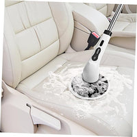 Electric Cleaning Brush – Cordless Spin Scrubber with 8 Replaceable Brush Heads,Extendable Handle for Bathroom, Kitchen & Home Cleaning