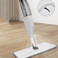 Spray Mop for Floor Cleaning – Microfiber Reusable Mop with 360° Swivel Head