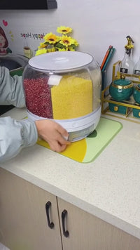 Rotating Food Storage Dispenser